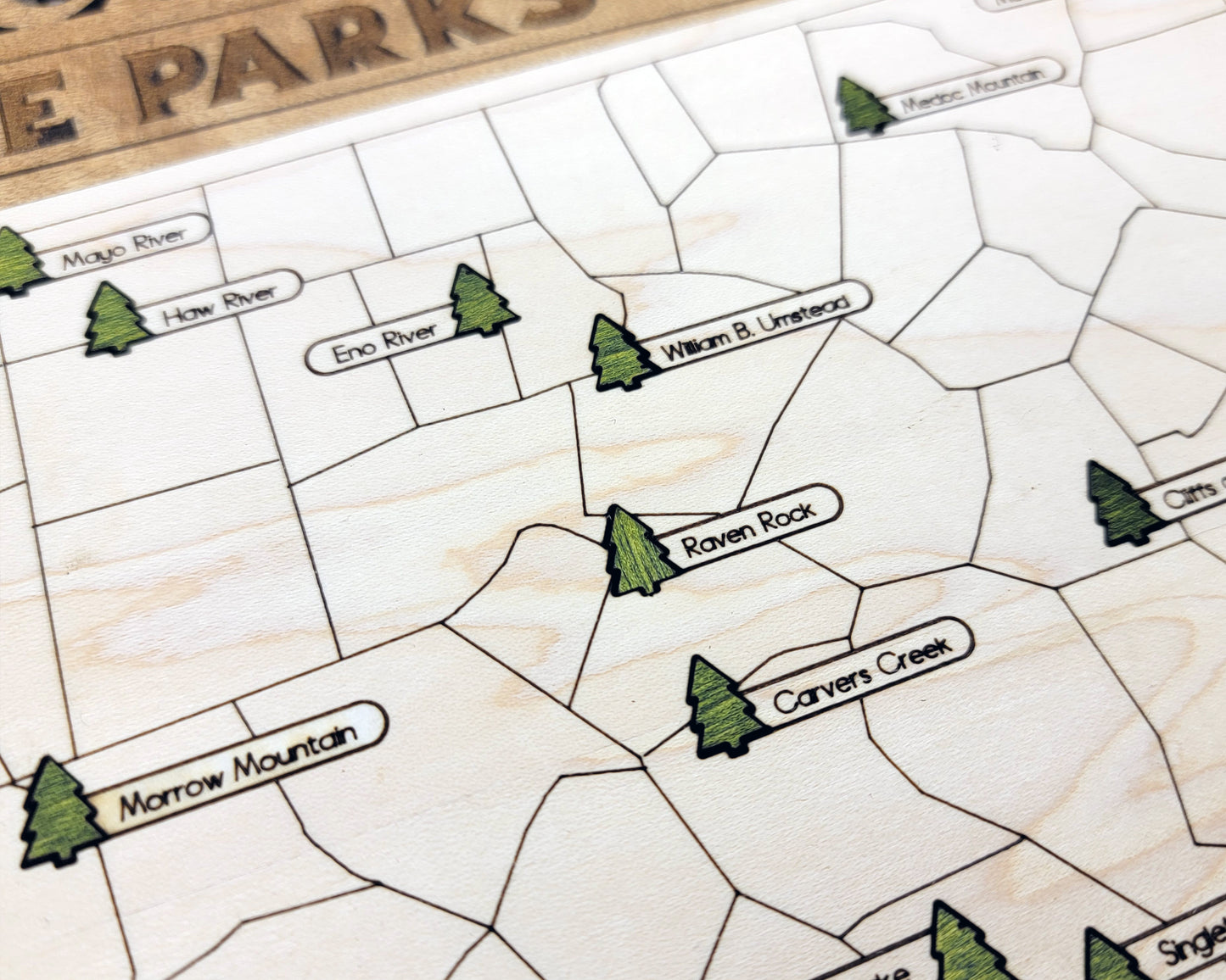 North Carolina State Park Map
