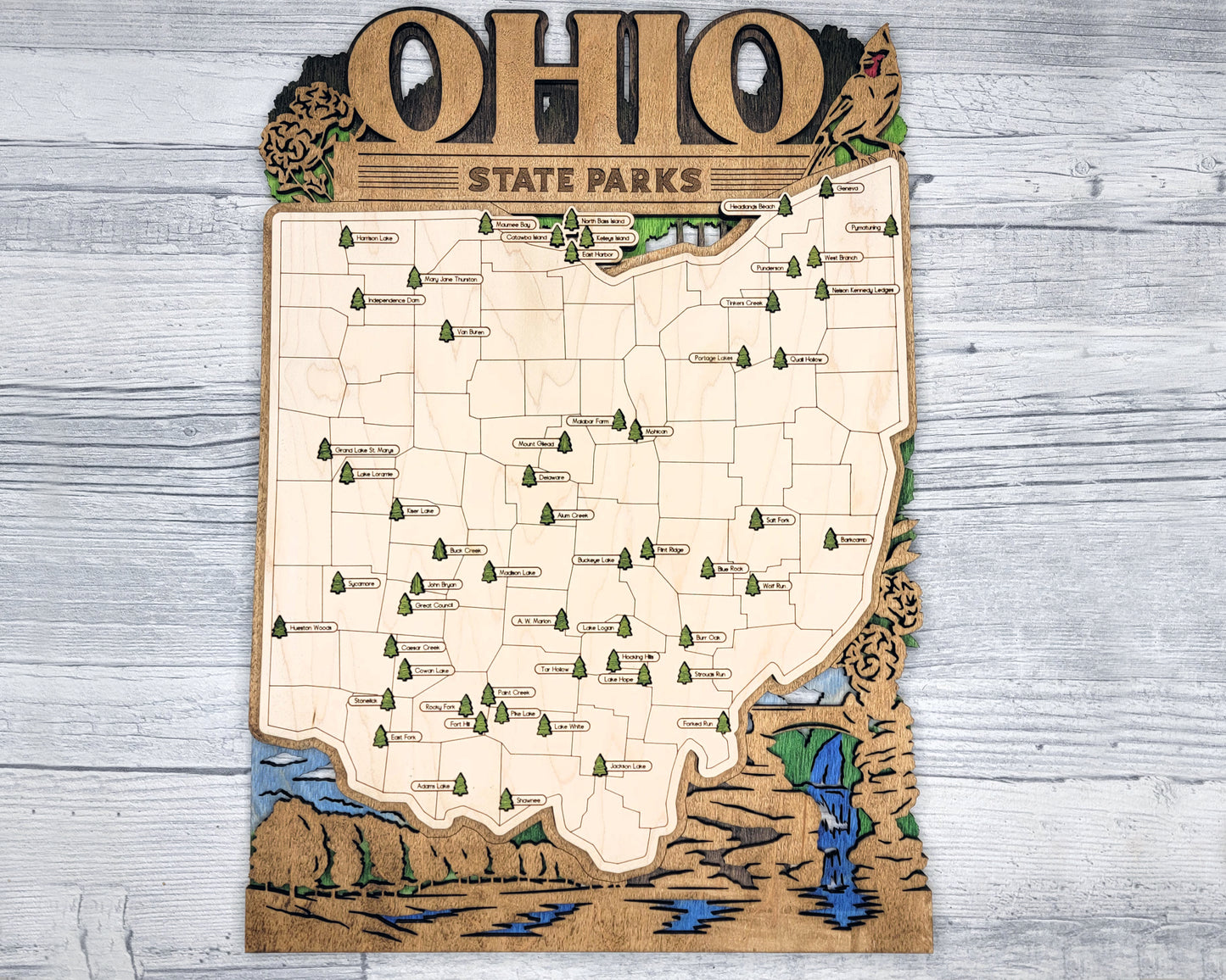 Ohio State Park Map
