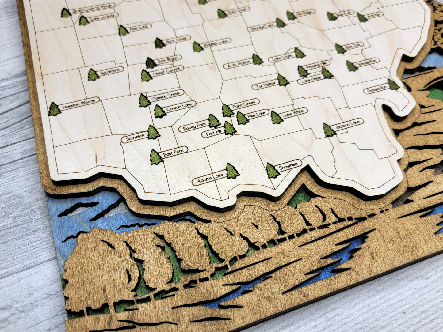 Ohio State Park Map
