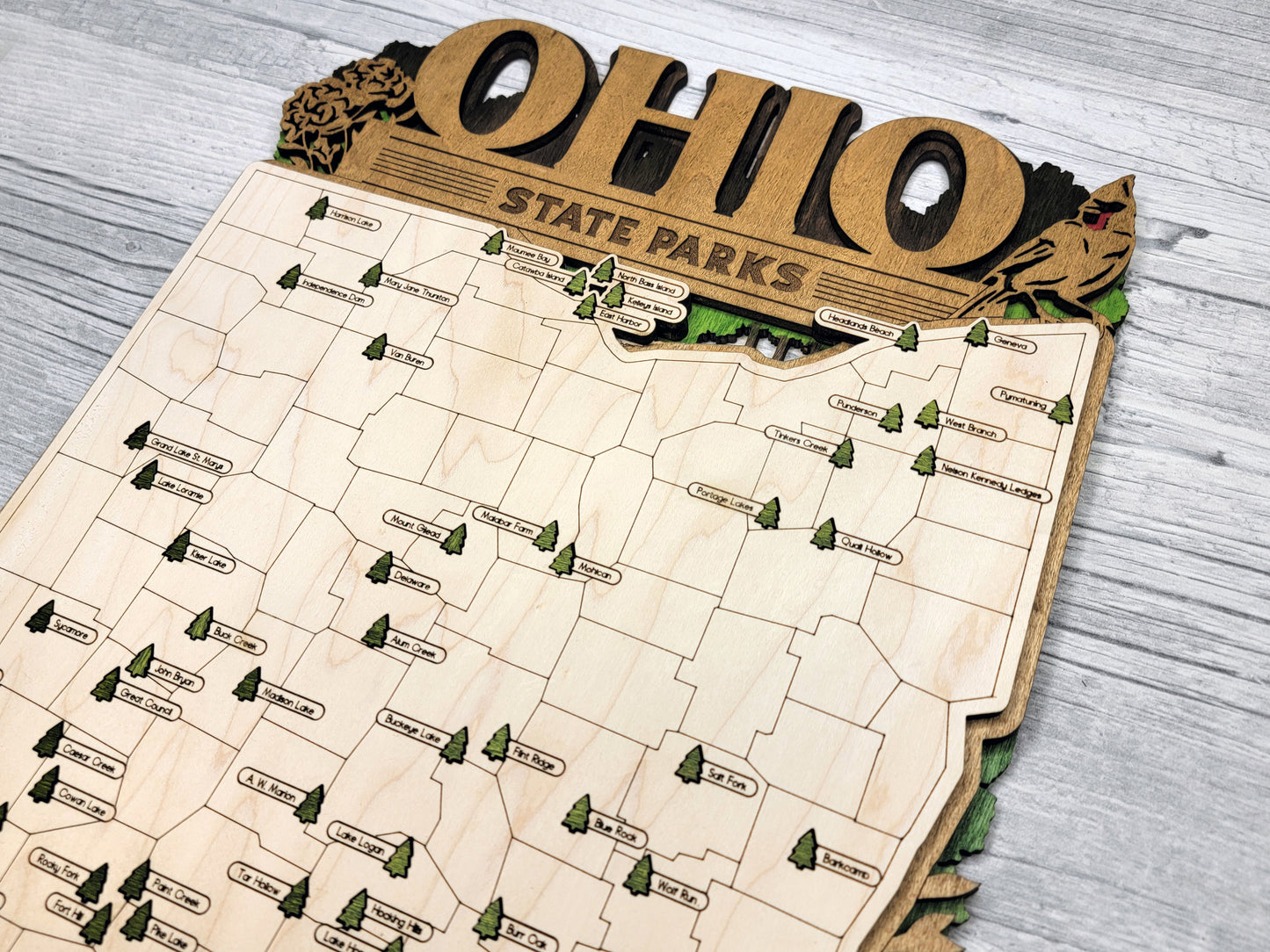 Ohio State Park Map