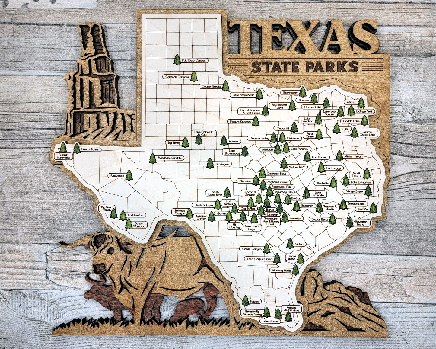 Texas State Park Map