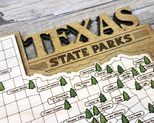 Texas State Park Map