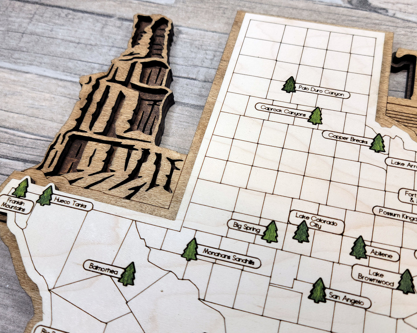 Texas State Park Map