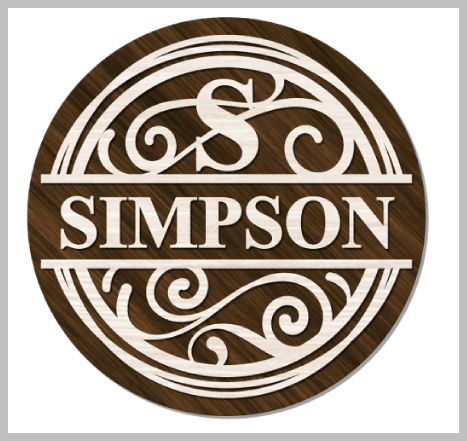 Swirl Personalized Home Signage