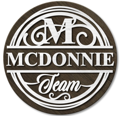 Team Personalized Home Signage