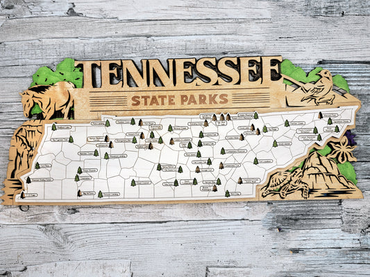 Tennessee State Park Map