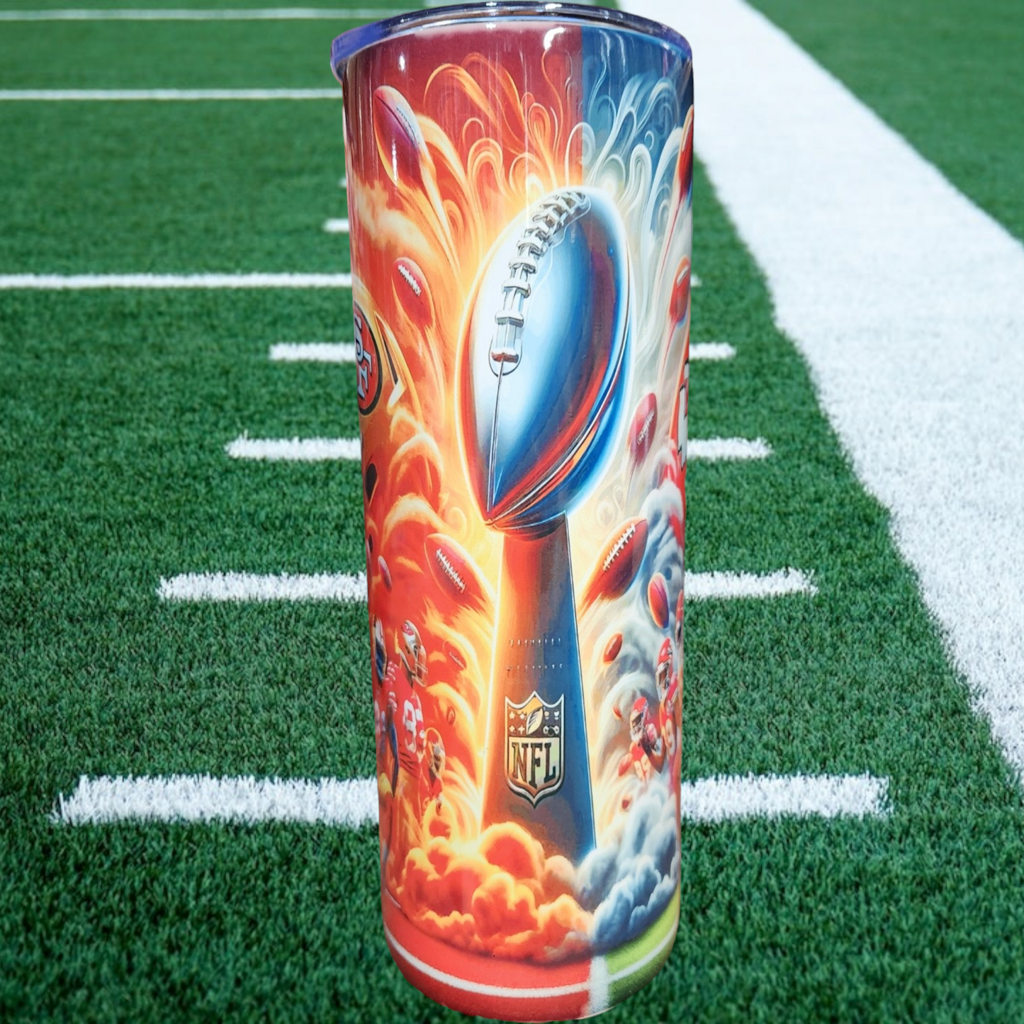 Superbowl 2024 Stainless Steel Tumbler 4