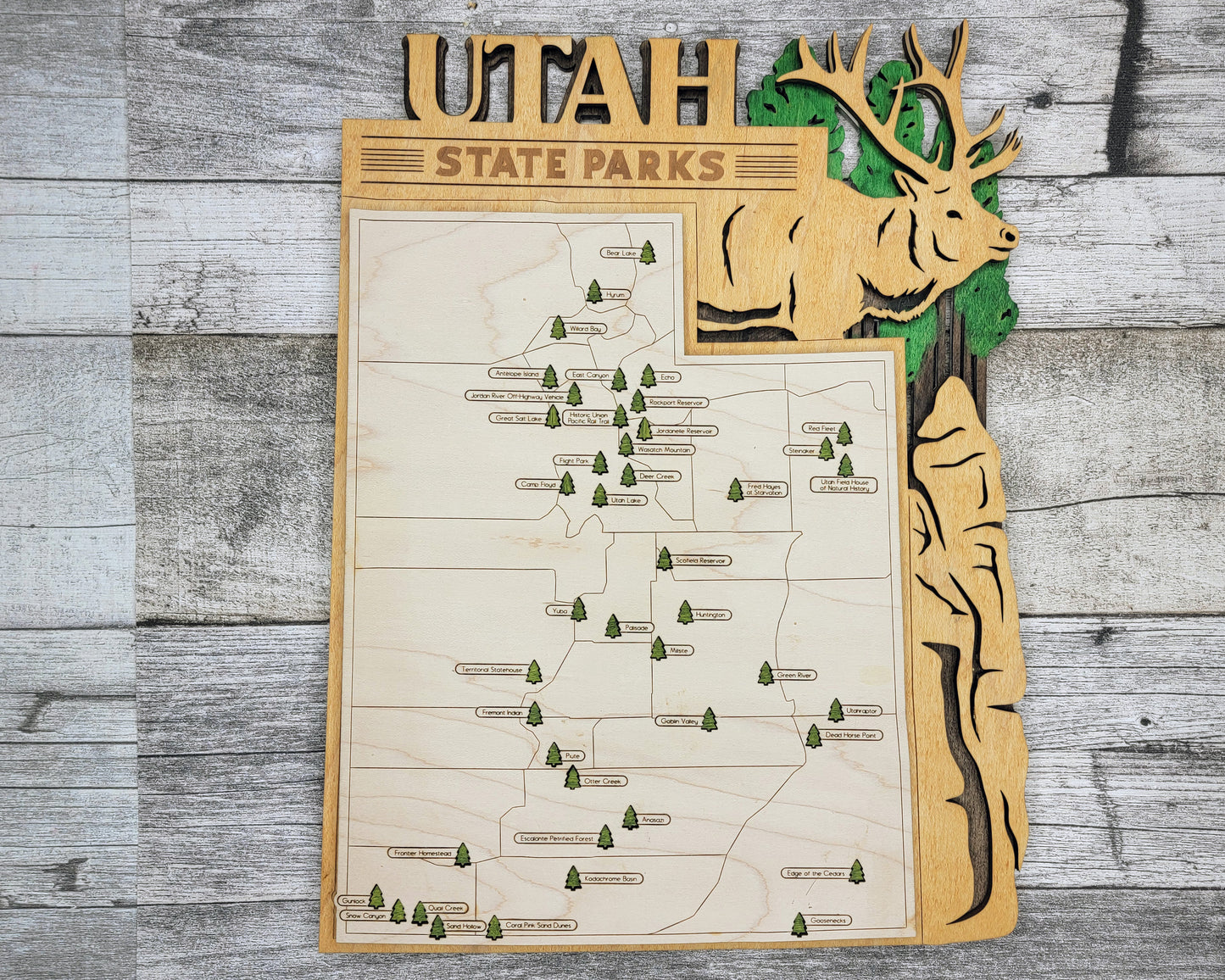 Utah State Park Map
