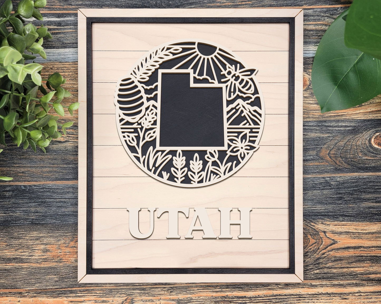 Utah Heritage Frame Pop Sign