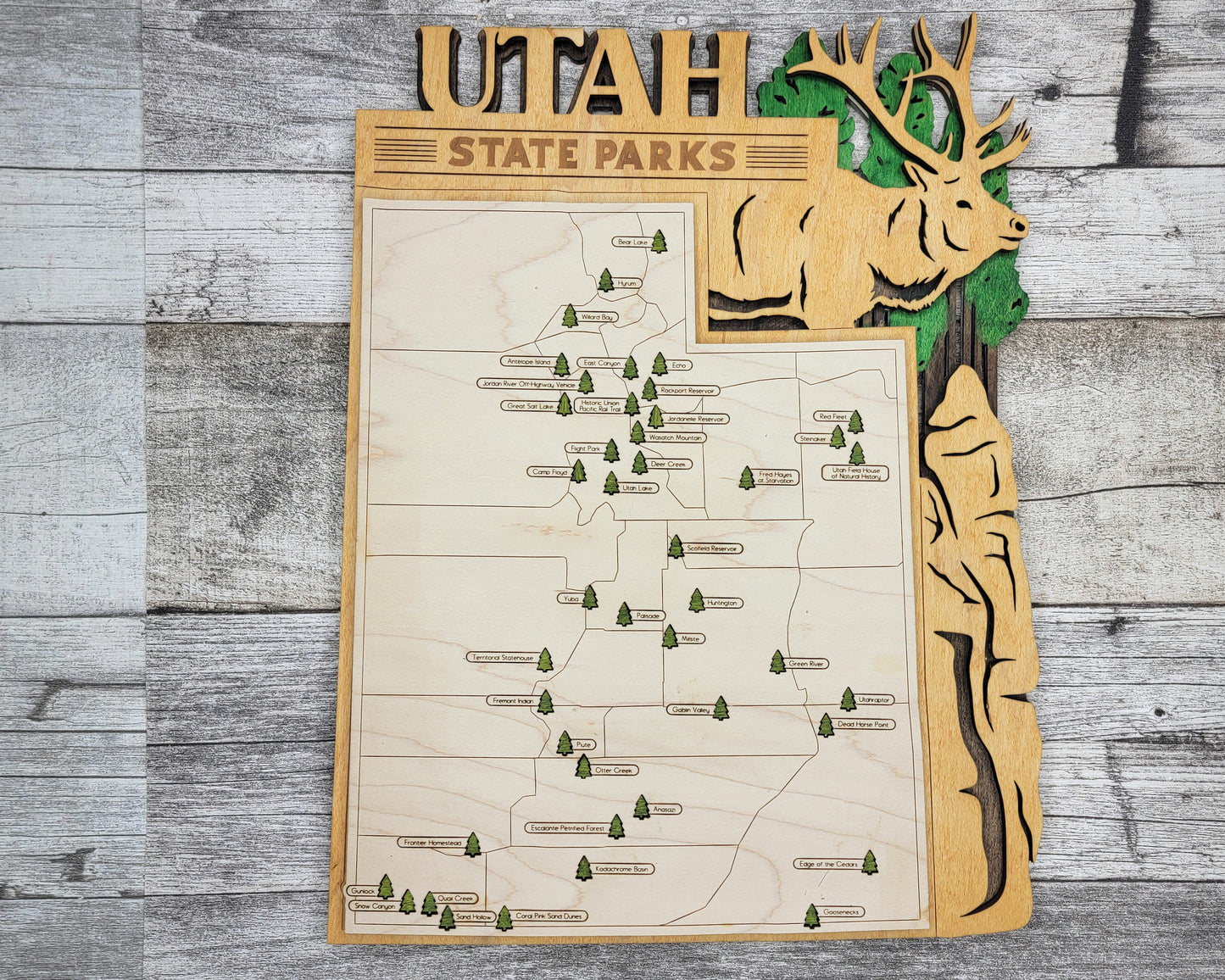 Utah State Park Map