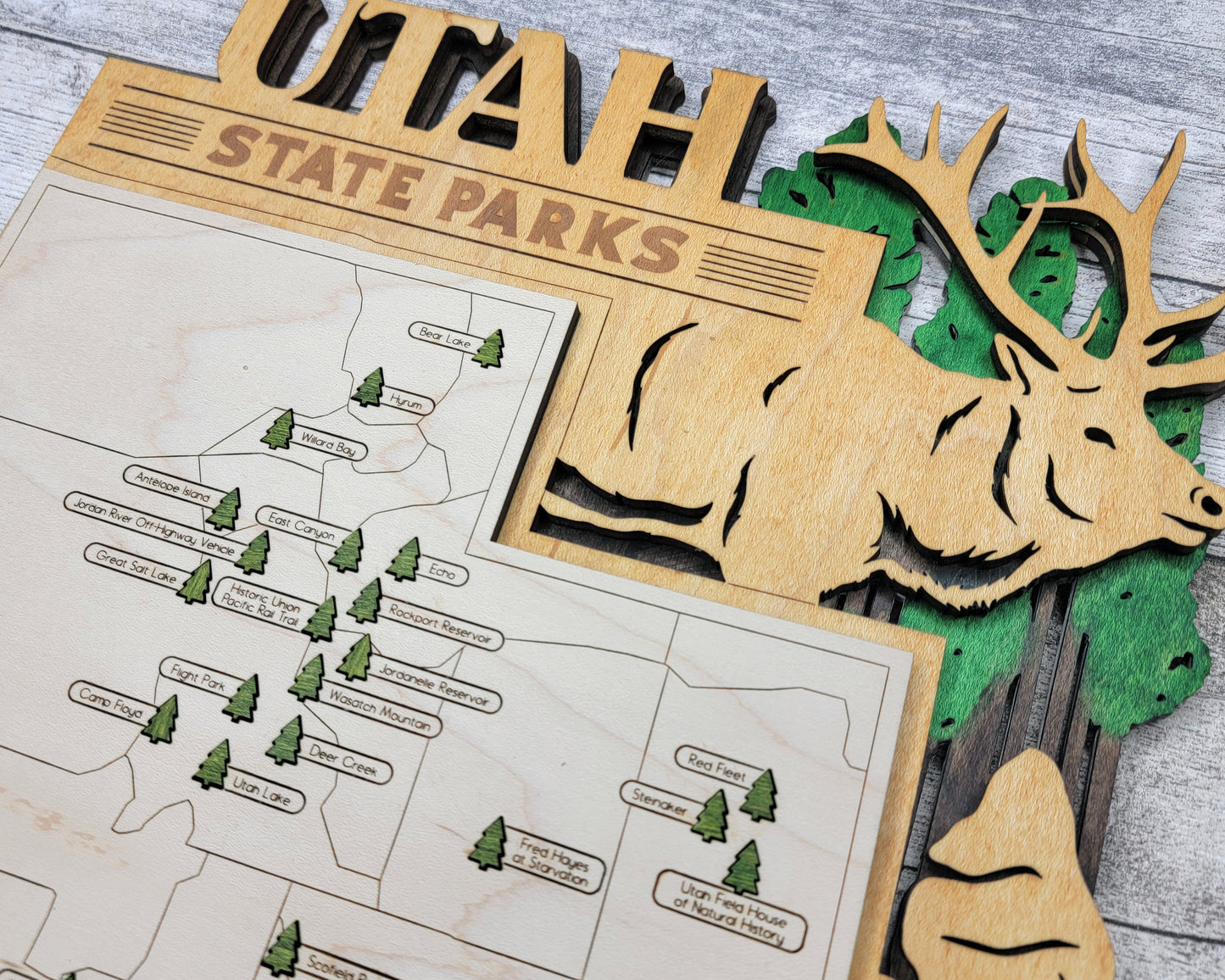 Utah State Park Map