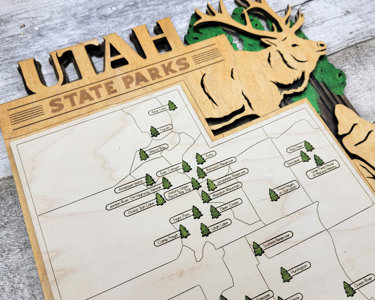 Utah State Park Map