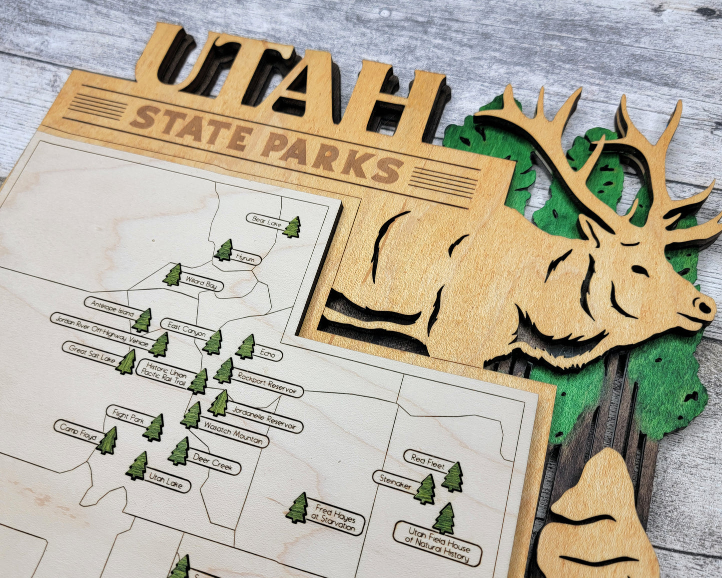 Utah State Park Map
