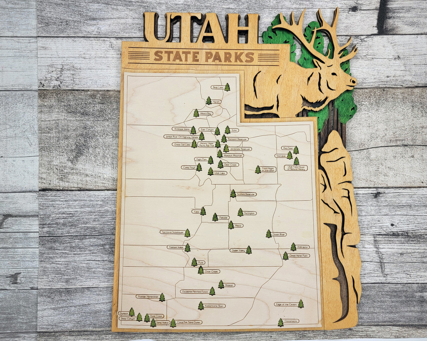 Utah State Park Map