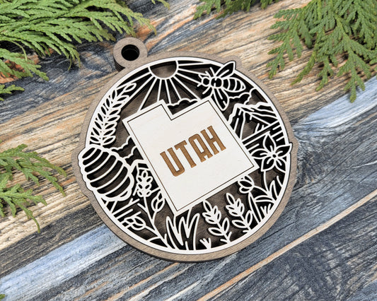 Utah State Heritage Ornament