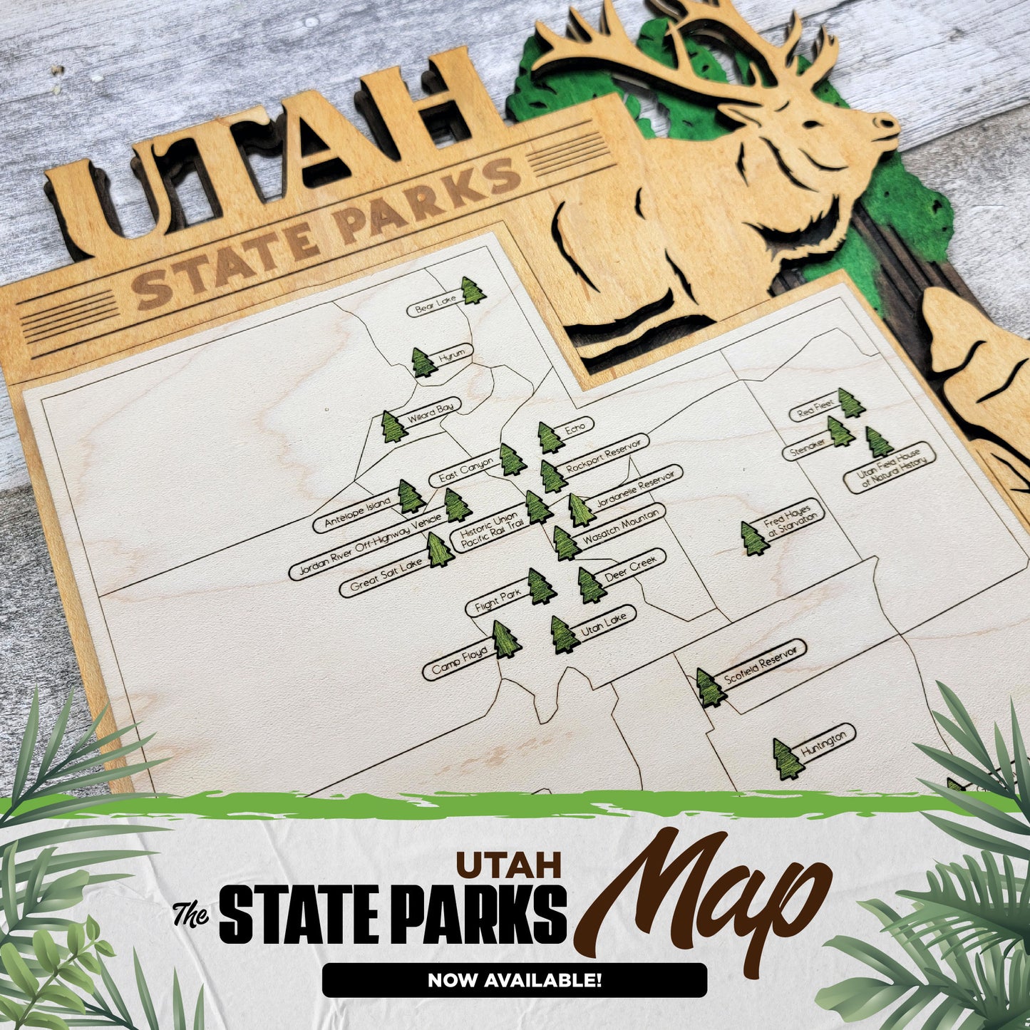 Utah State Park Map