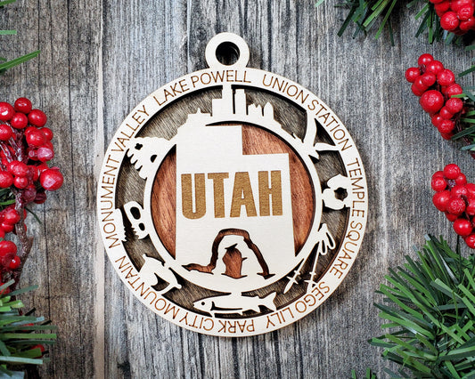 Utah State Ornament (46)