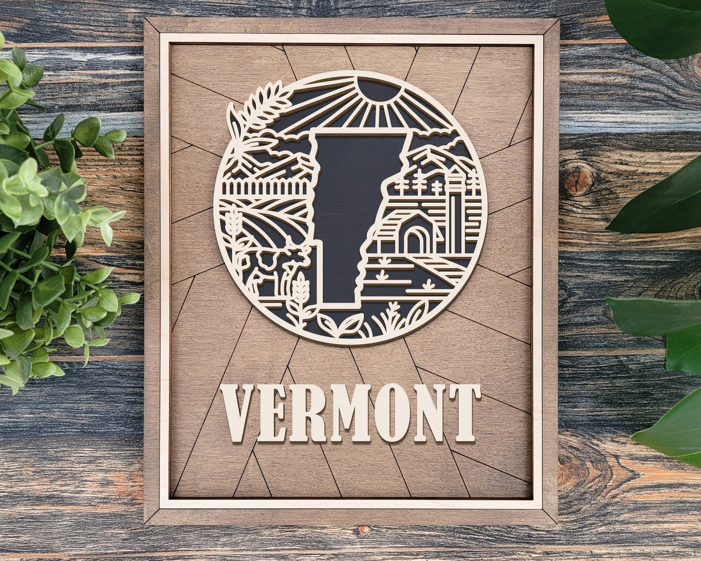 Vermont Heritage Frame Pop Sign