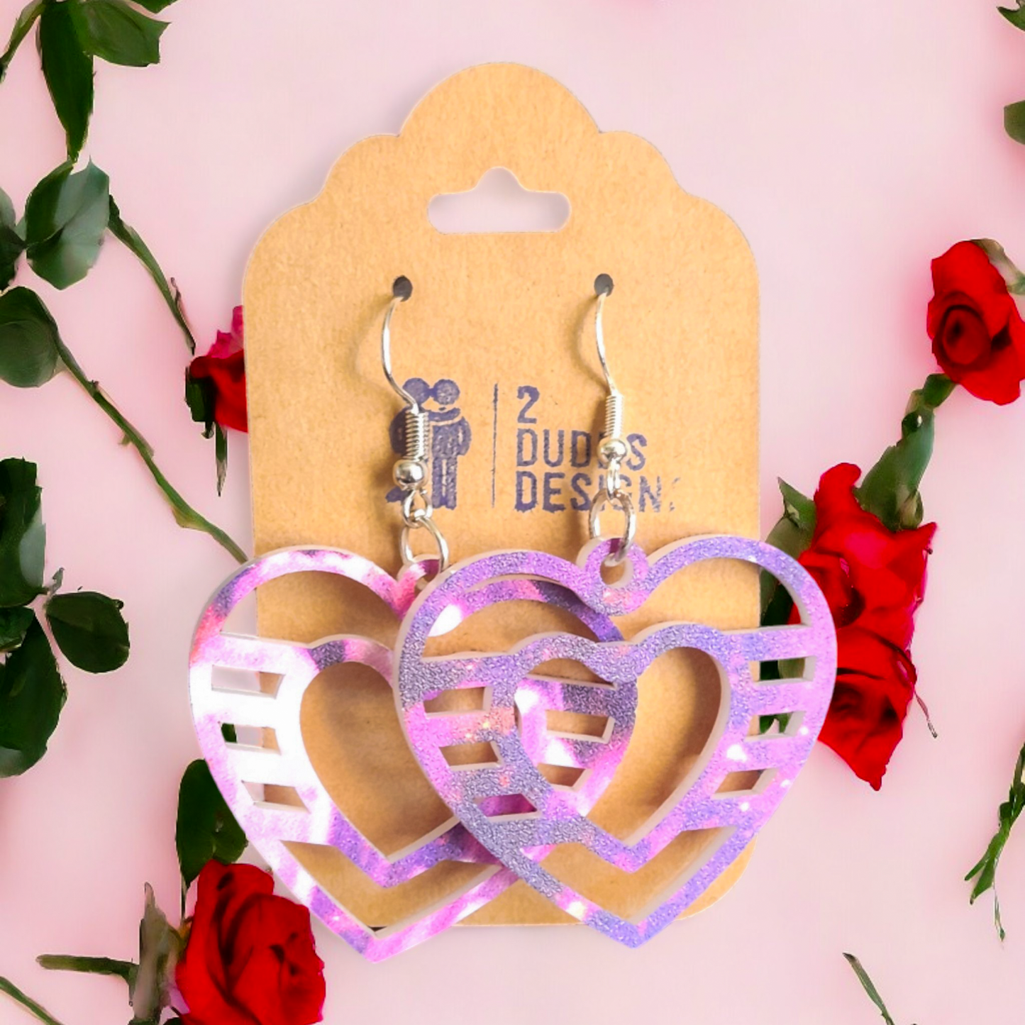 Heart Dangle Earrings