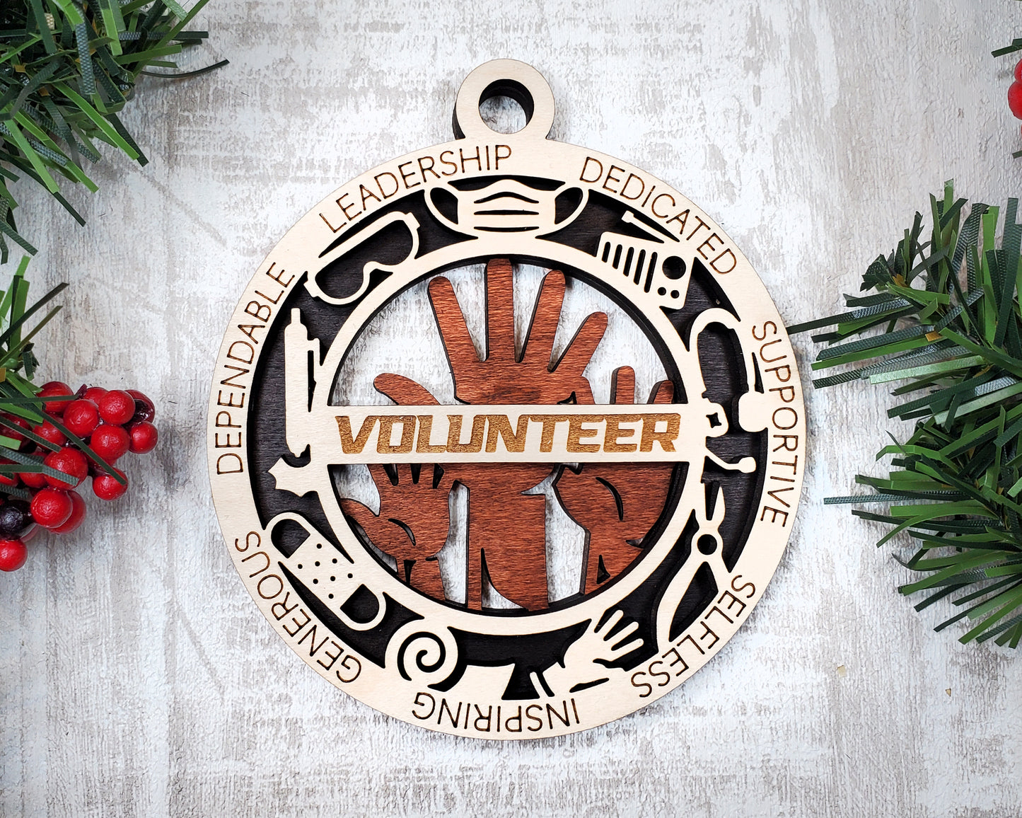 First Responder: Volunteer Ornaments