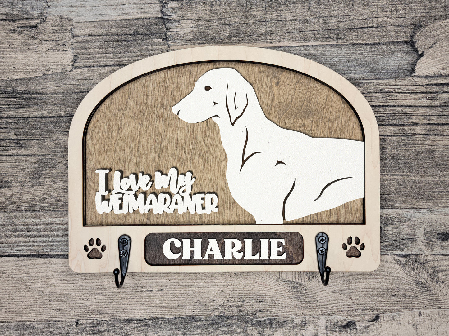 Weimaraner Leash Holder