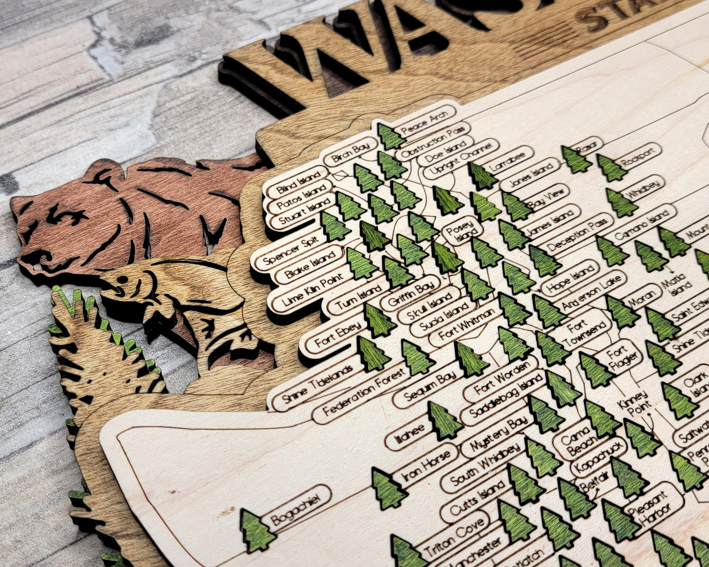 Washington State Park Map
