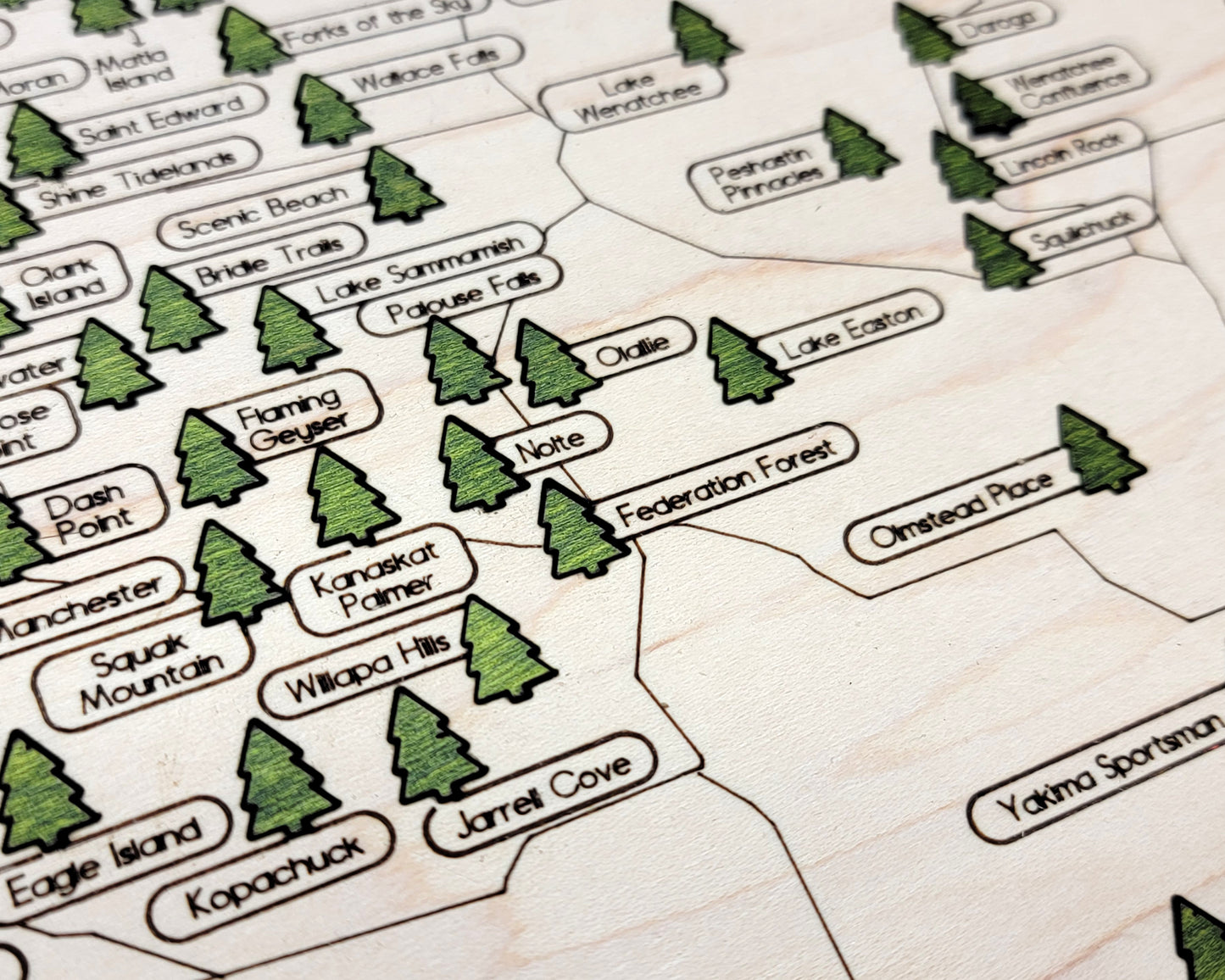 Washington State Park Map