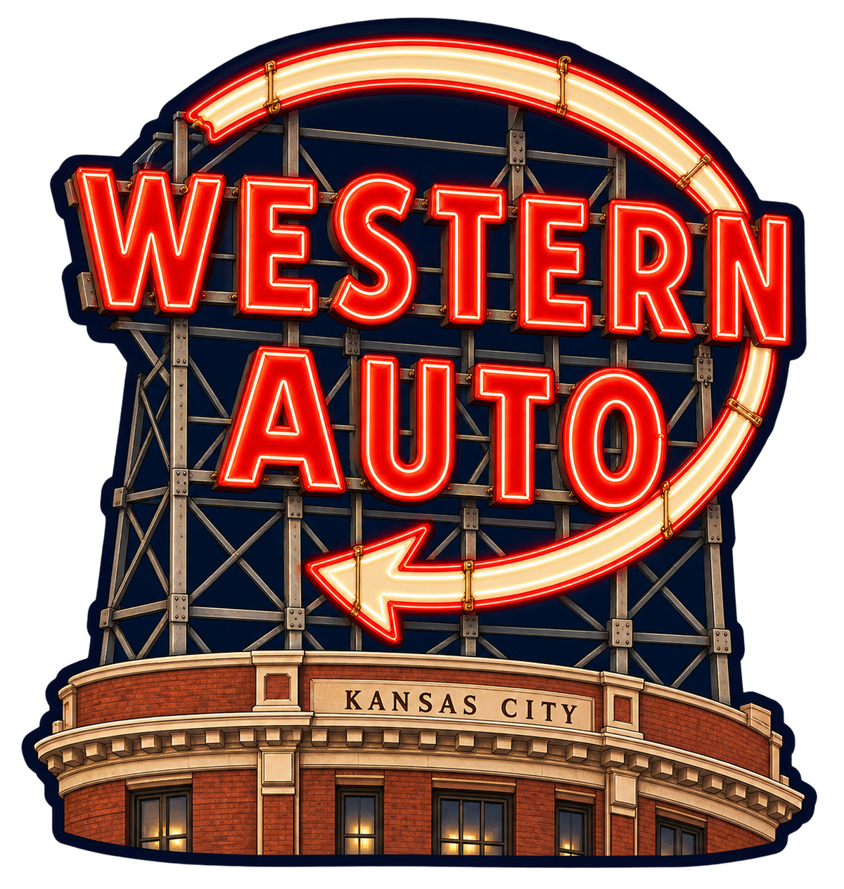 Western Auto Magnet - Theme 2