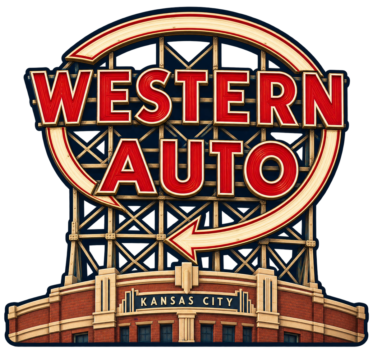 Western Auto Magnet - Theme 4