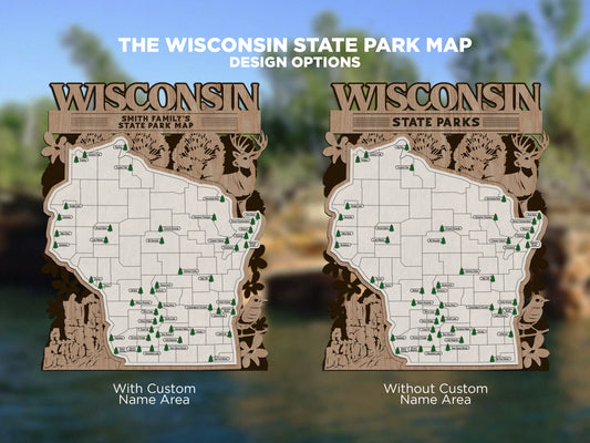Wisconsin State Park Map