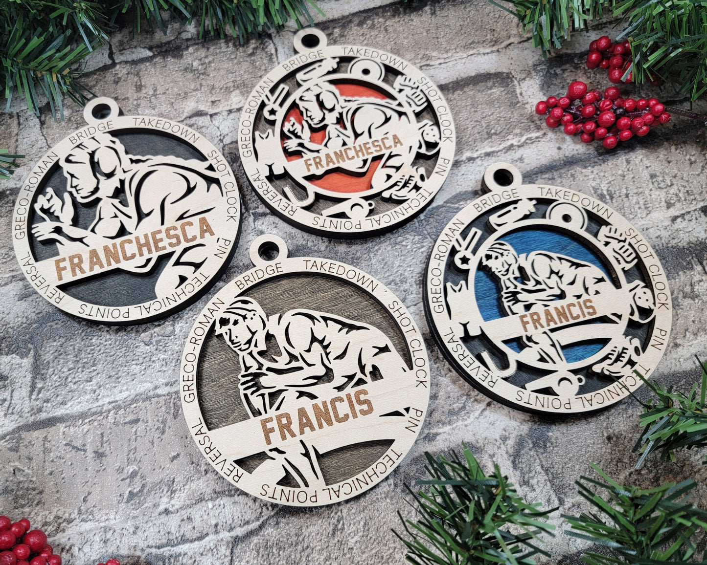 Stadium Series Ornament - Wrestling