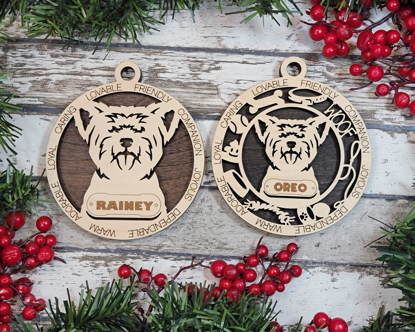 Adorable Dog Ornaments Pack 1
