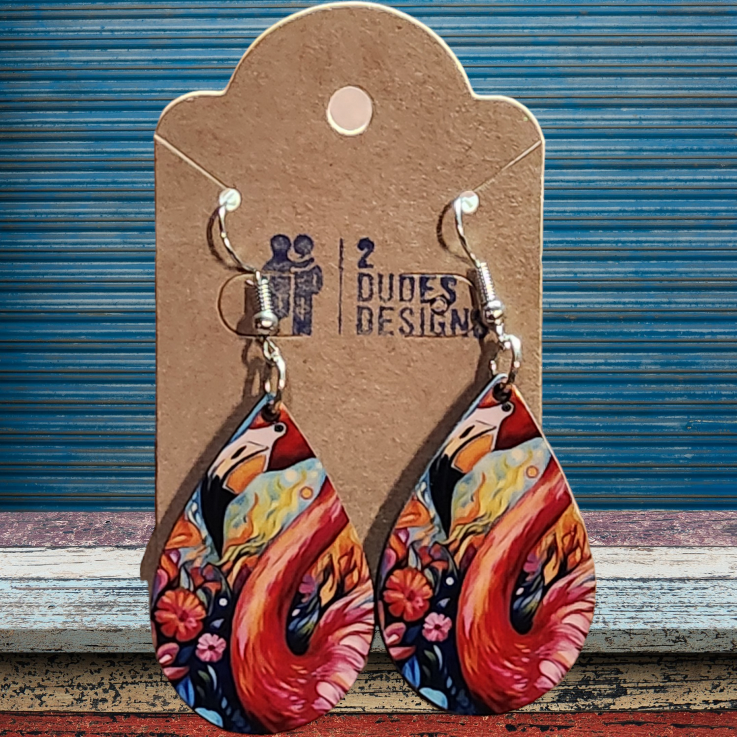 Pink Flamingo Earrings