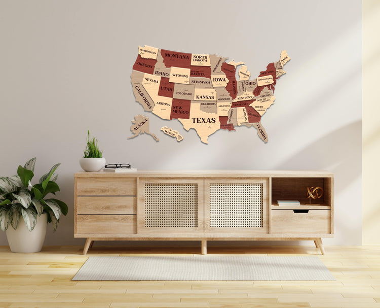 3D USA Wall Art Collection