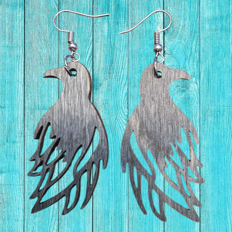 Crow Earrings