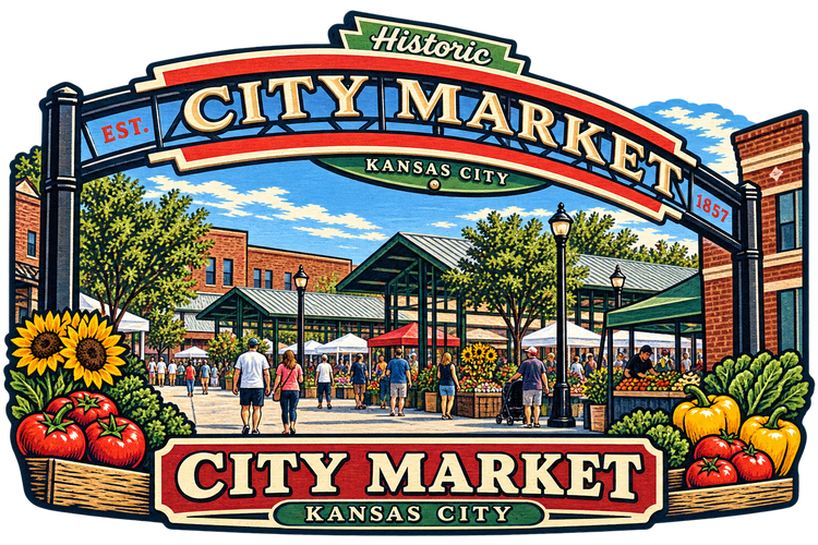 Kansas City Farmers Market Magnets Collection