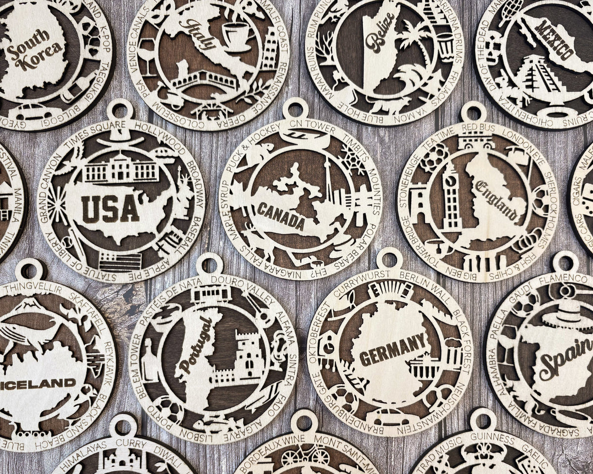 Country Ornaments