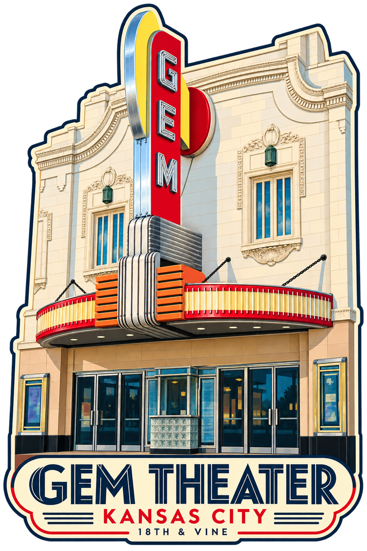Gem Theater Magnet Collection at 18th and Vine