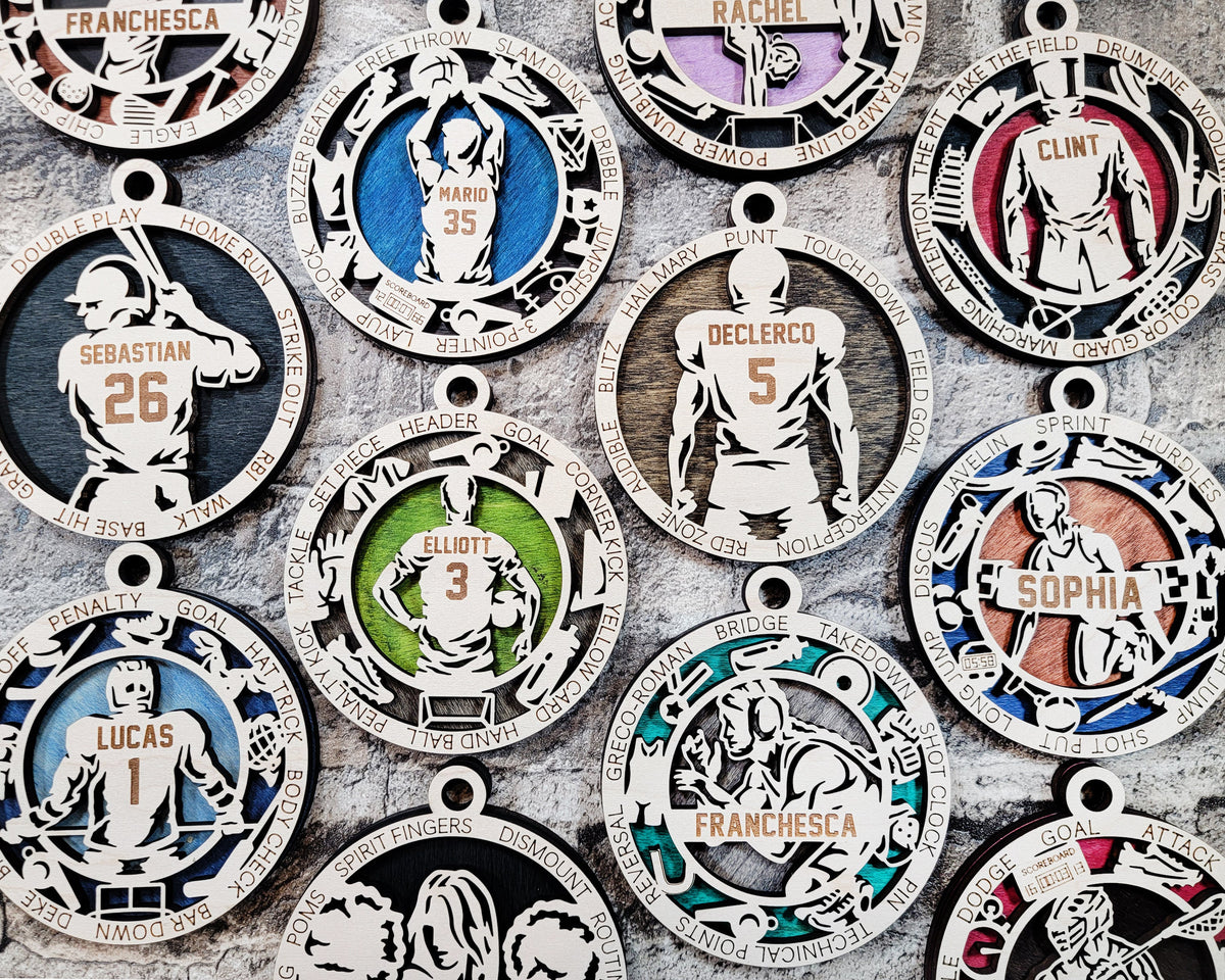 Stadium Series Sports Ornaments