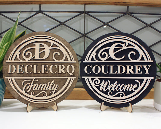 Collection Point Signage Design Personalized Home Signage Collection – 2 Dudes Designs