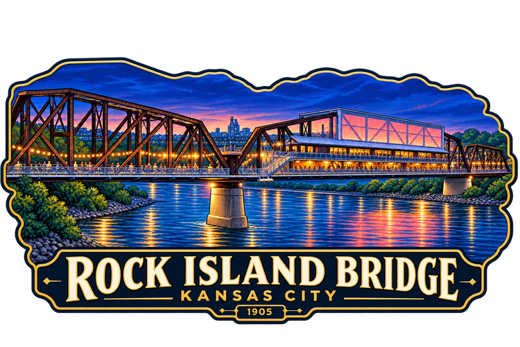 Rock Island Bridge Magnets