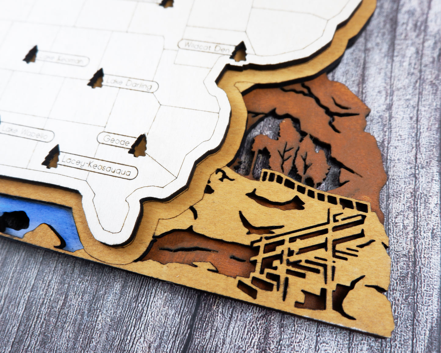 Iowa State Park Map