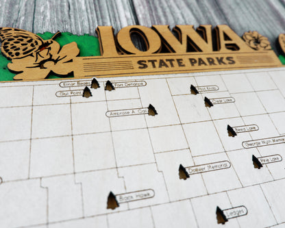 Iowa State Park Map