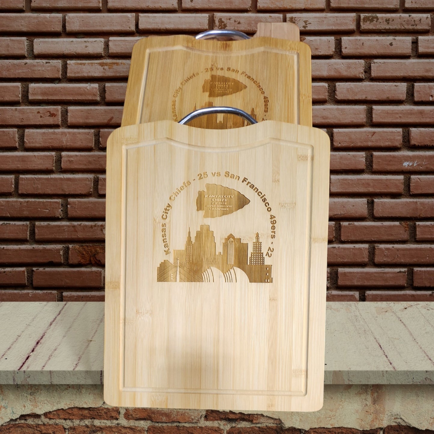 Chiefs Super Bowl 2024 LVIII Champions Cutting Board