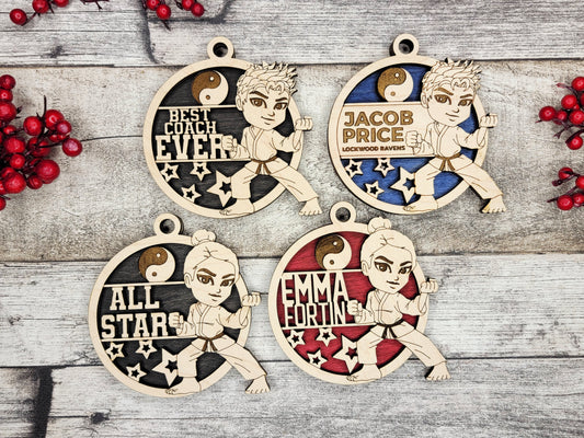 Animated Sports Ornaments - Martial Arts