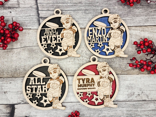 Animated Sports Ornaments - Hockey