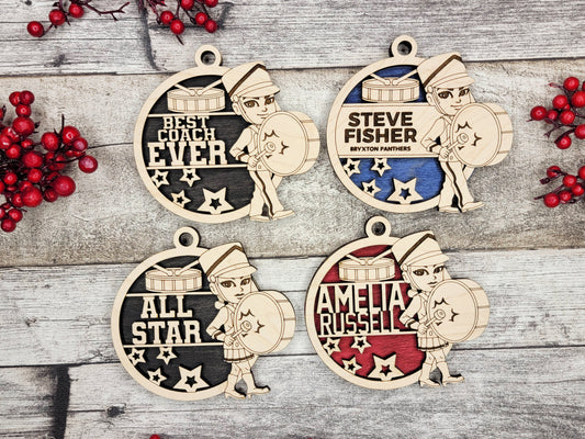 Animated Sports Ornaments - Marching Band