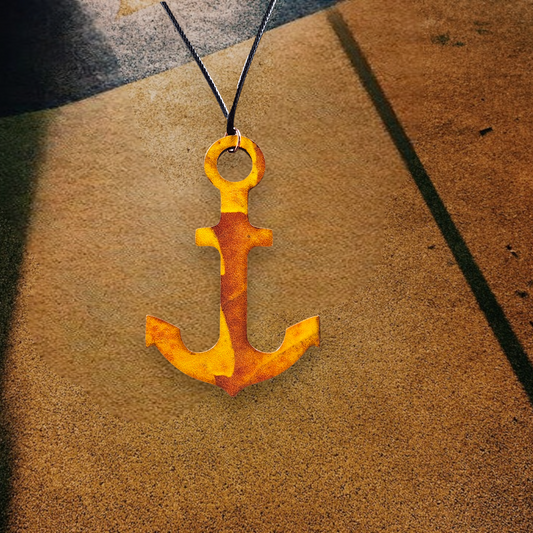 Anchor Patterned Necklace