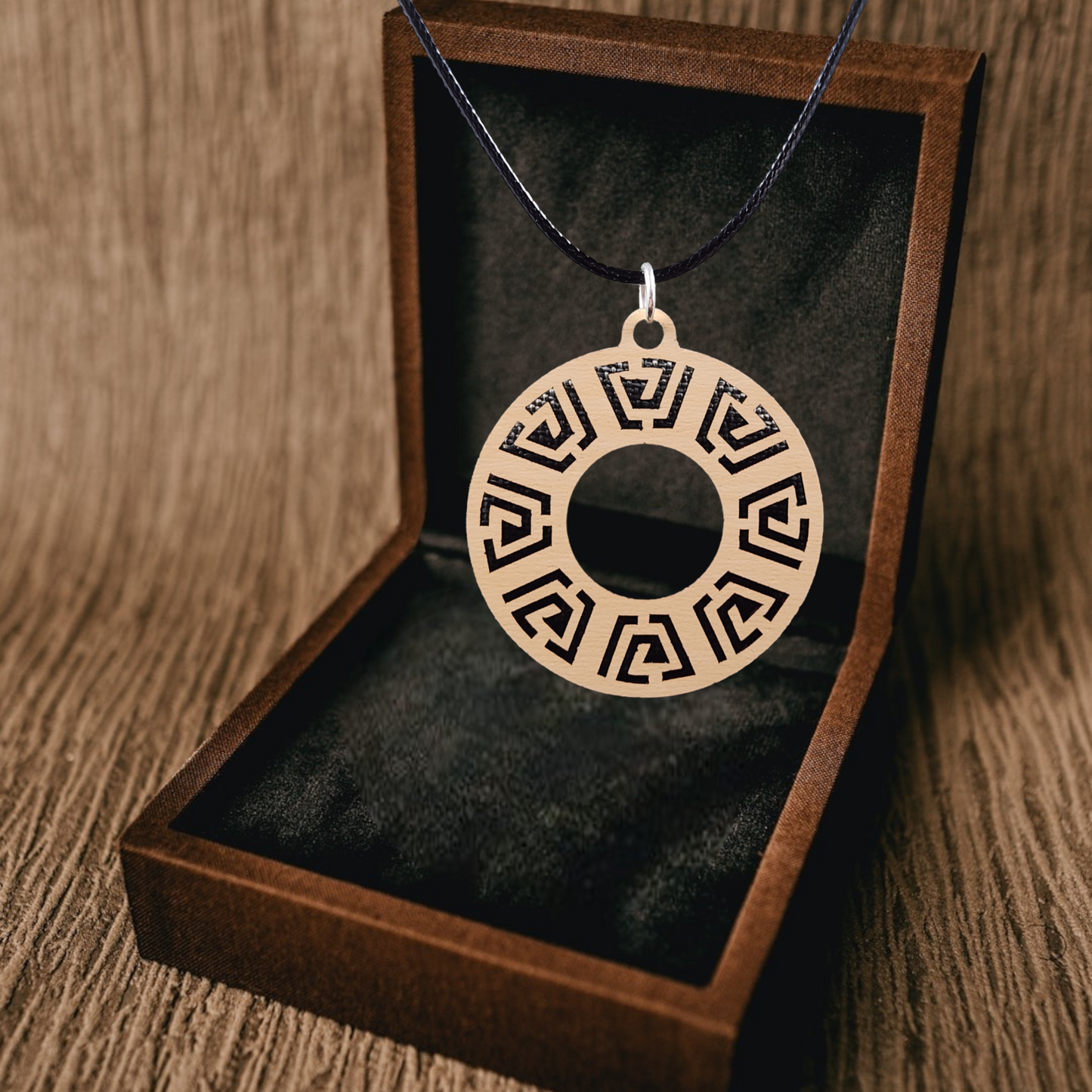 Necklace-Wood/Circular 3