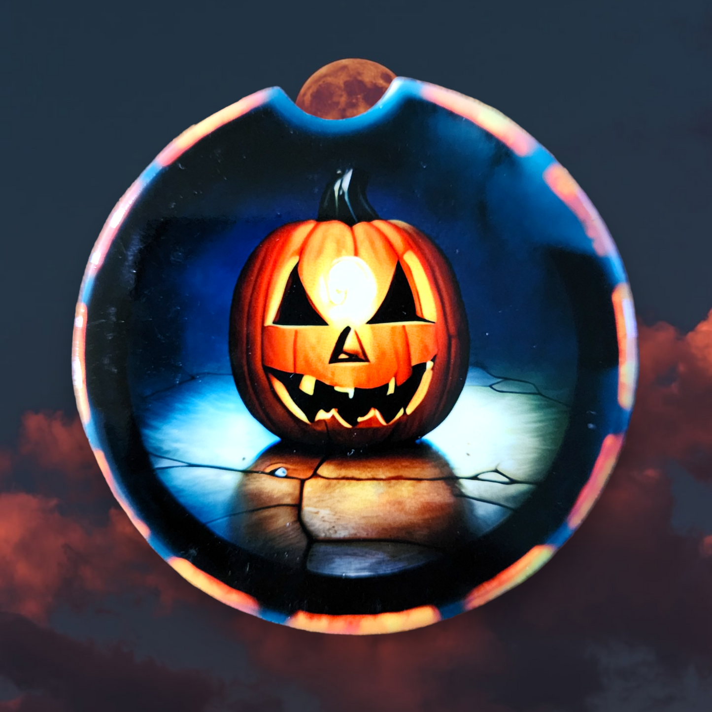 Dark Pumpkin 4, Sandstone Car Coaster